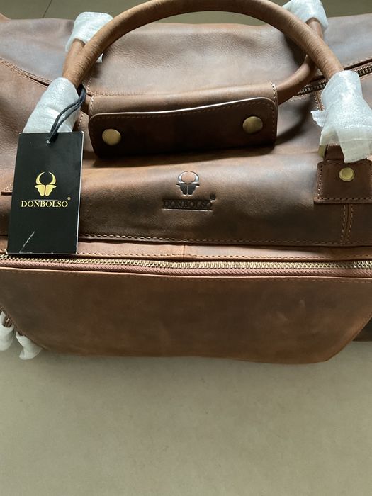 Torba ze skòry marki Donbolso