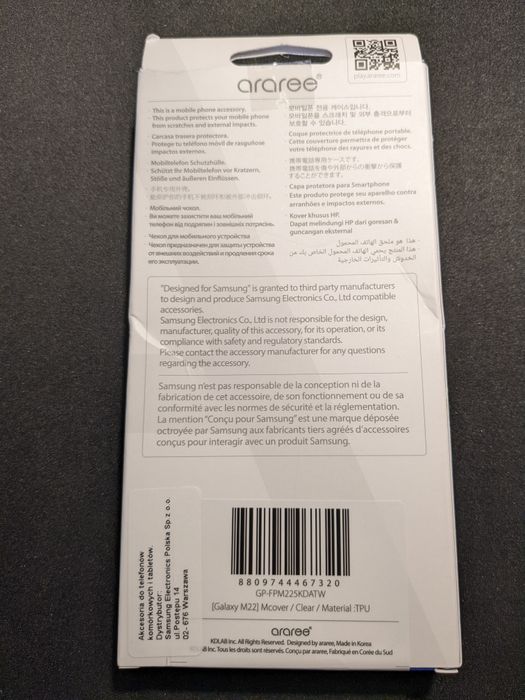 Case Samsung Galaxy M22 NOWY