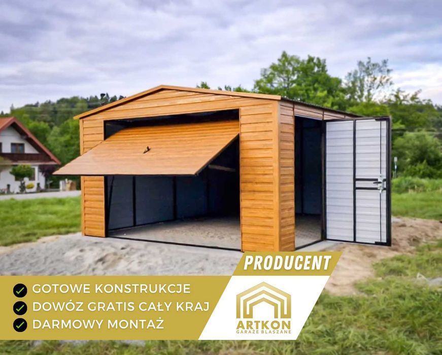 Garaż blaszany | Garaz blaszany | Blaszak | Garaże blaszane Na wymiar