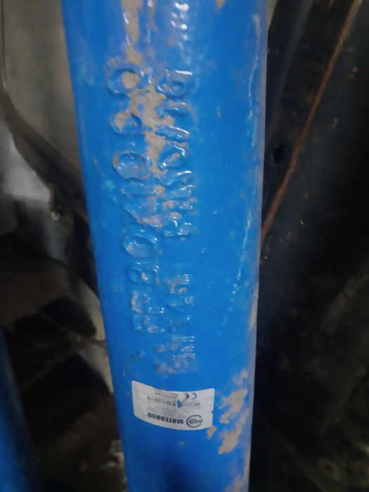 Króciec dwukolnierzowy FF 80x 1000 4 szt