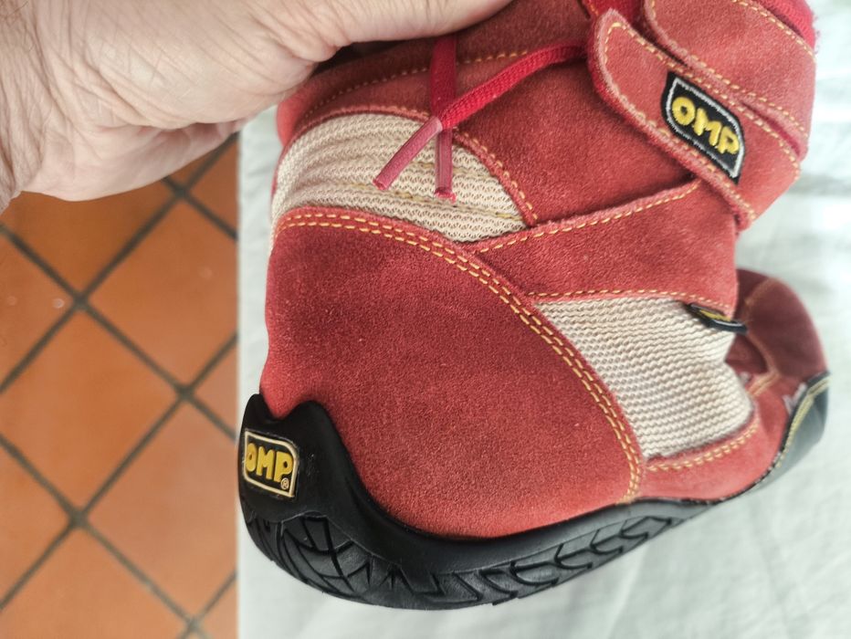 Botas OMP para competição automóvel ou karting