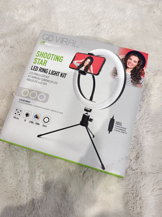 Кільцева лампа для фото/відео зі штативом