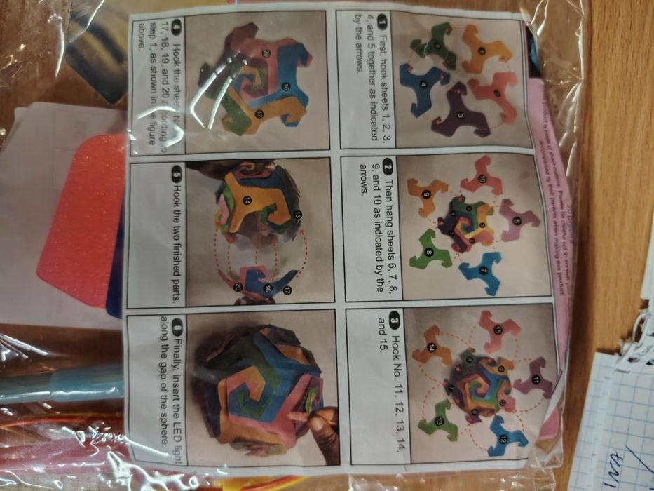 Zabawka dla dziecka do samodzielnego montażu