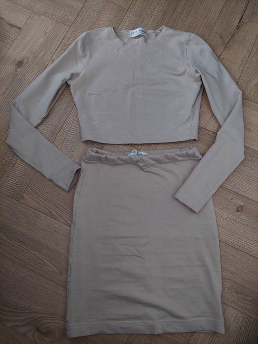 Komplet xstrit fashion beżowy