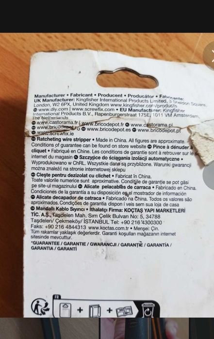 Szczypce "MAGNUSSON" do ściągania izolacji