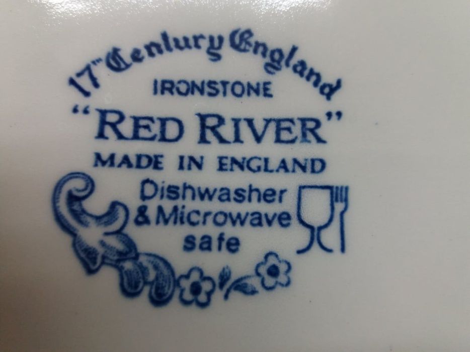 Prato decorativo da fábrica Ironstone - Red River - Colecção Séc. XVII