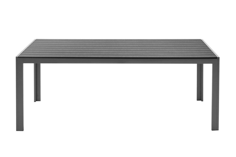 ZESTAW Ogrodowy Stół 8 Krzeseł Kompozyt Polywood DESKA DREWNO 200cm