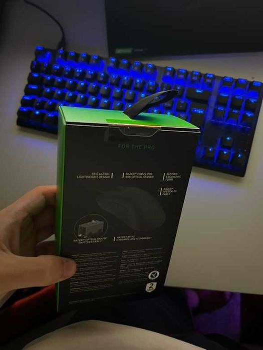 Rato Rato Razer DeathAdder V3 30000DPI Preto Wired