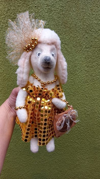 Пудель.Девочка.Интерьерная