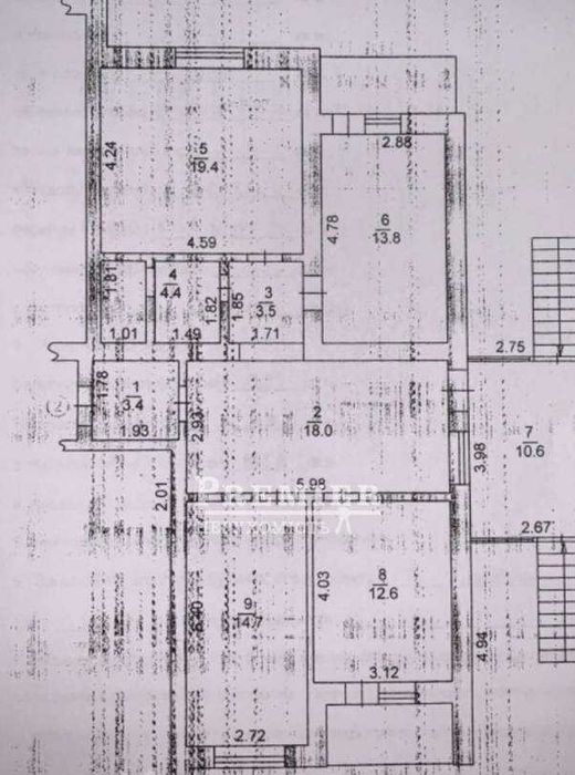 До продажу 4-кімн. квартира