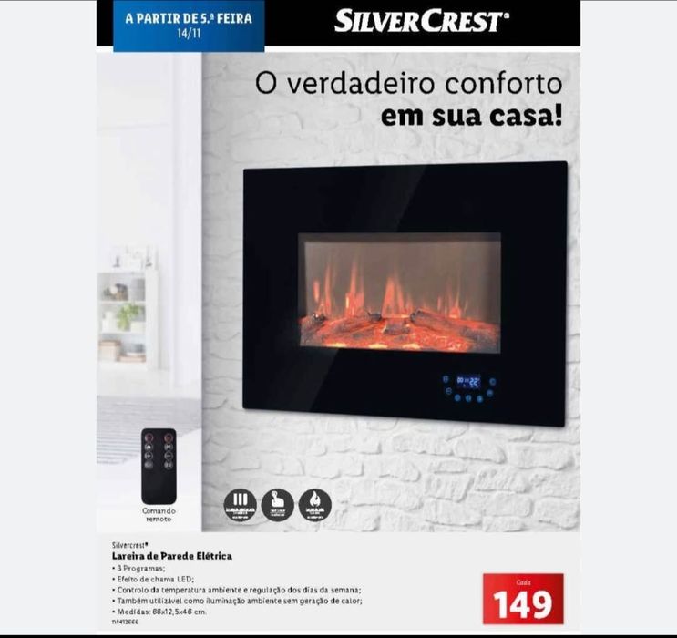 Lareira eletrica