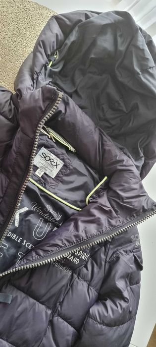 Kurtka zimowa, ocieplana, puchowa, Soccx, nowa, XS/S, 34