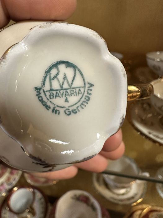 Serwis kawowy na 6 osób porcelana Bavaria