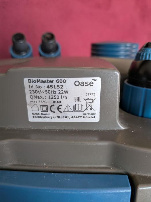 Filtr kubełkowy Oase Biomaster 600 Thermo z grzałką 300W