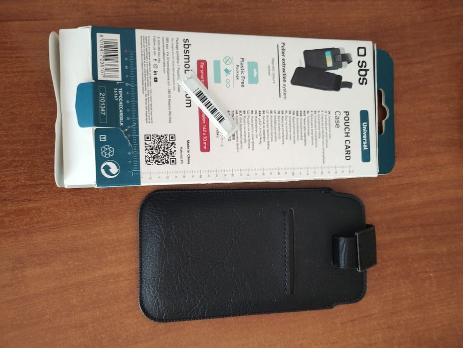 Etui na telefon czarne