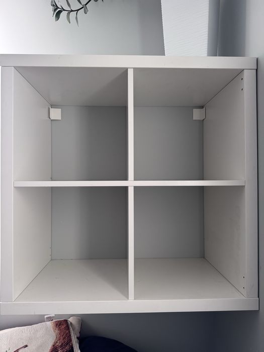 Ikea kallax regał 2x2 biały