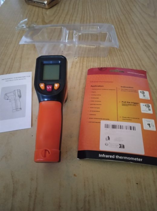 Продам лазерный пирометр до. 400°С . Абсолютно новый на батарейках