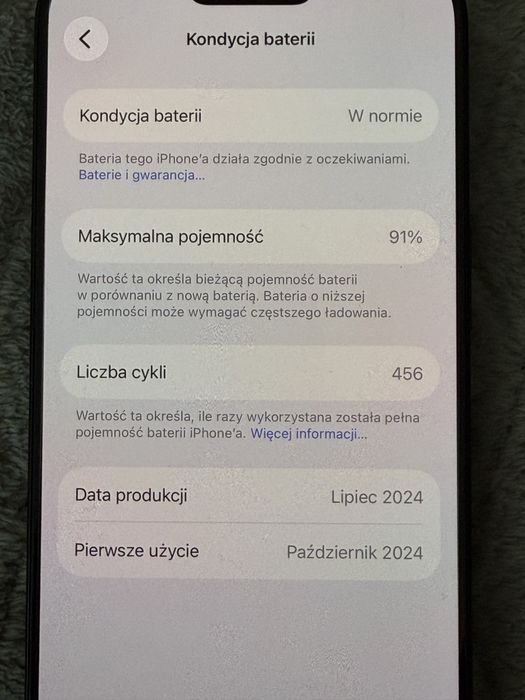 Iphone 16 PRO 128GB Czarny Tytan