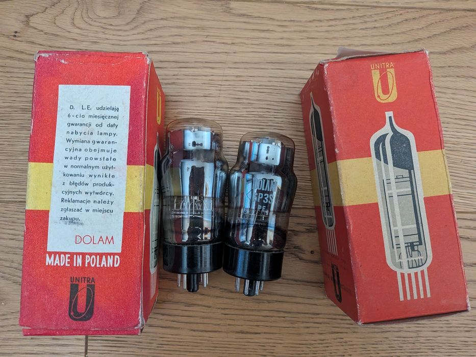 Dolam 6P3S, mocna para lamp (69 mA + 70 mA)