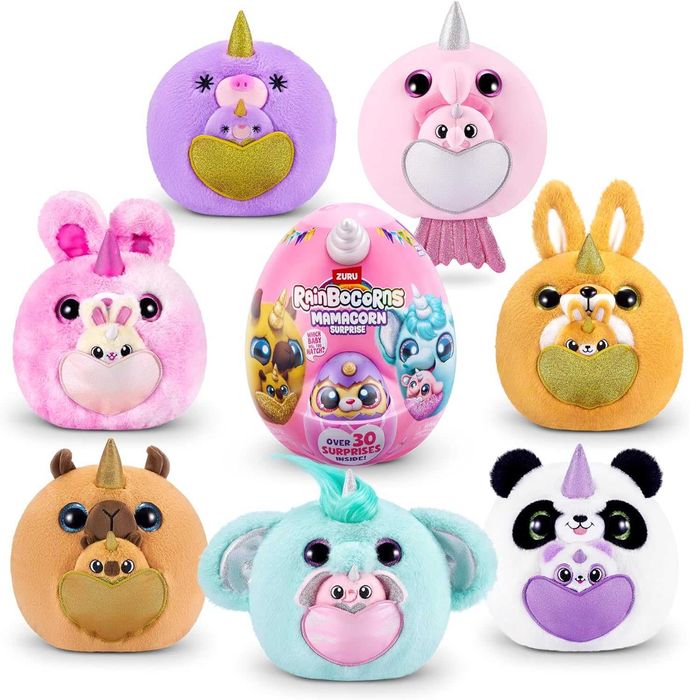 Великий Рейнбокорн Мамакорн Rainbocorns Mamacorn Surprise Skippoo Яйце