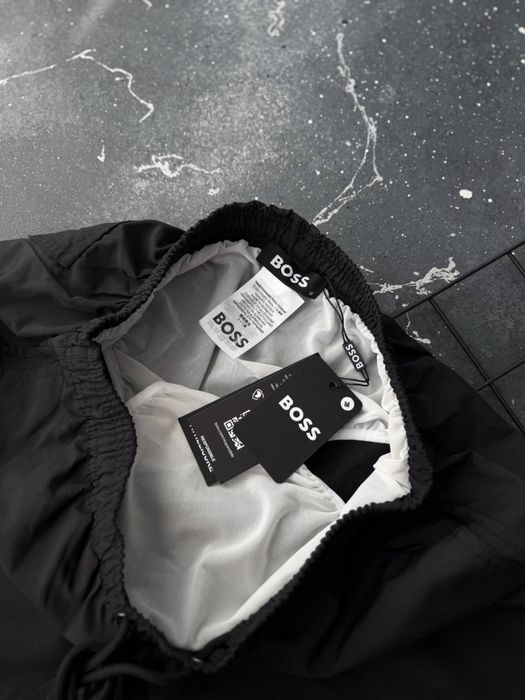 Купальні шорти Hugo Boss з ефектом у воді / Пляжні шорти Хуго Босс у чорному кольорі!