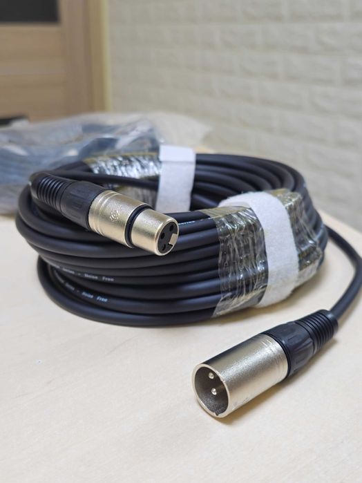 Аудіо кабель GLS Audio XLR 15м Mic Cable Cord мікрофонний