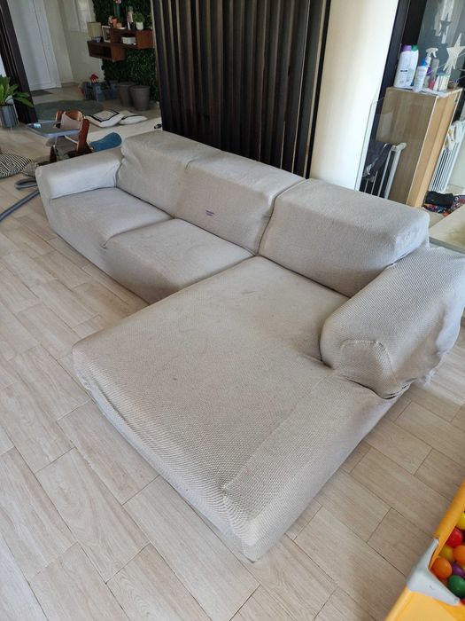 Chaise longue Antarte em pele ~310cm