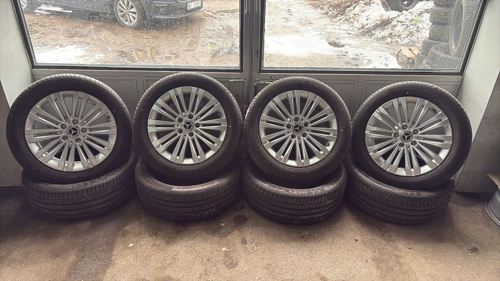 4x Oryginalne alufelgi Mercedes C-Klasa W206 + Michelin Primacy 4