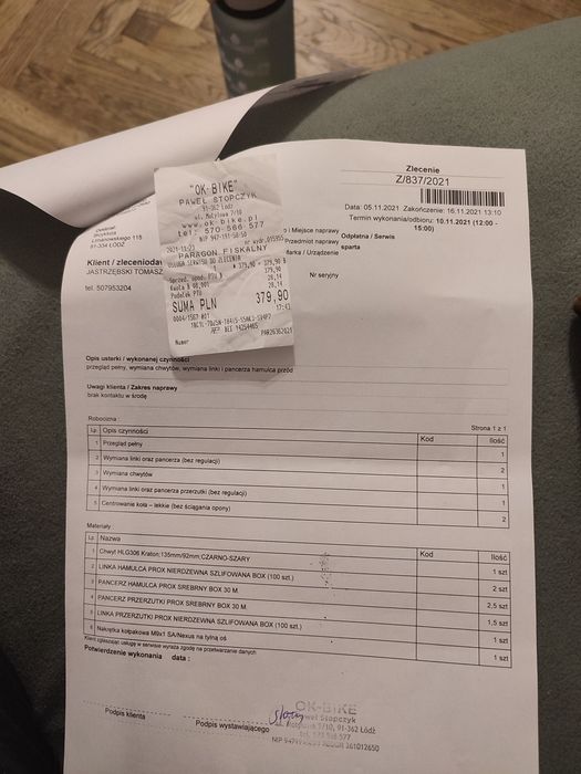 Rower miejski Sparta Helios, Nexus 8