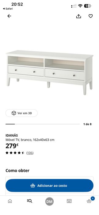 Movel TV IKEA como novo