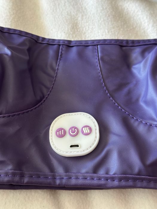 Massajador Elétrico de Peito com Aquecimento Roxo Novo