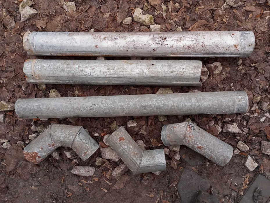 Труба оцинкованная уголок для вытяжки дымохода