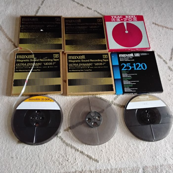 Bobines 18cm. MAXELL