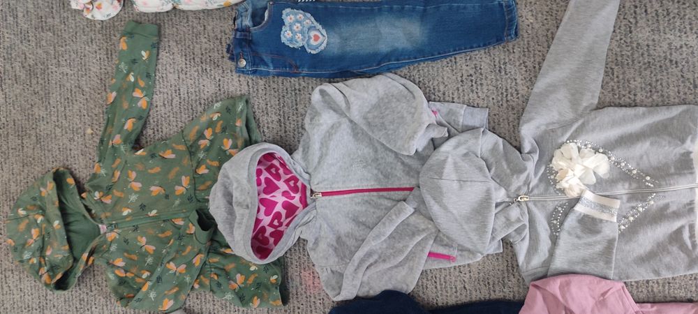 Zestaw paka ubrań dziewczynka  rozm 92