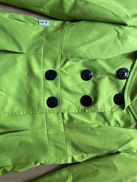 Limonkowy płaszcz r. 34