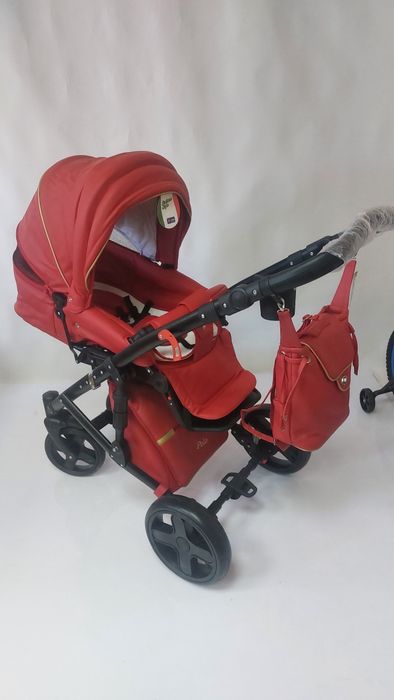 Коляска 2 в 1  в экошкірі