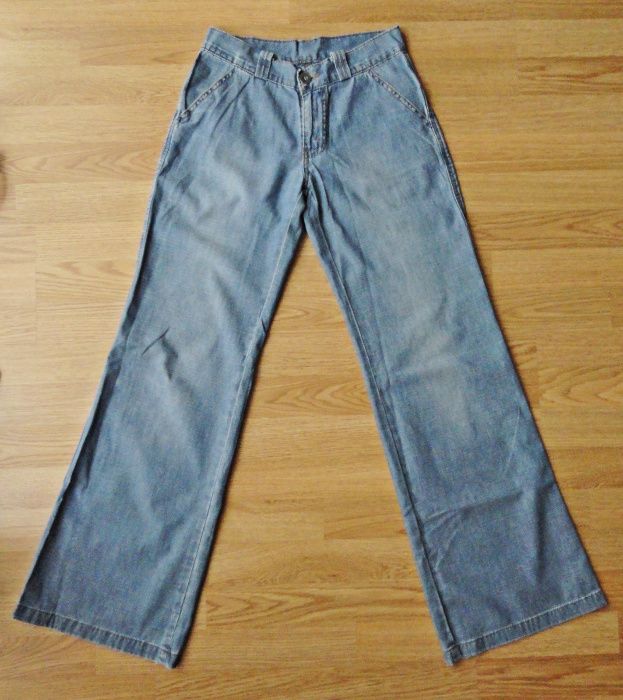 Spodnie jeansowe Vertus W: 26 XS szerokie proste