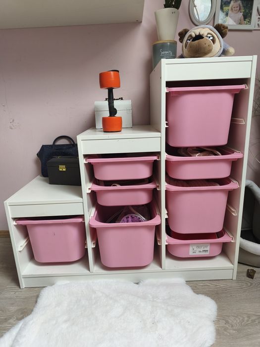 Regał z pojemnikami IKEA