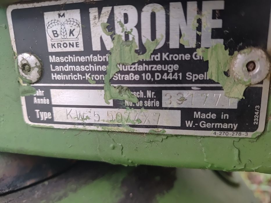 Przewracarka przetsząsarka do siana Krone