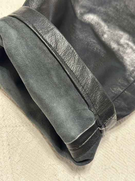 Штани з натуральної шкіри ,фасон прямих джинсів ,розмір s