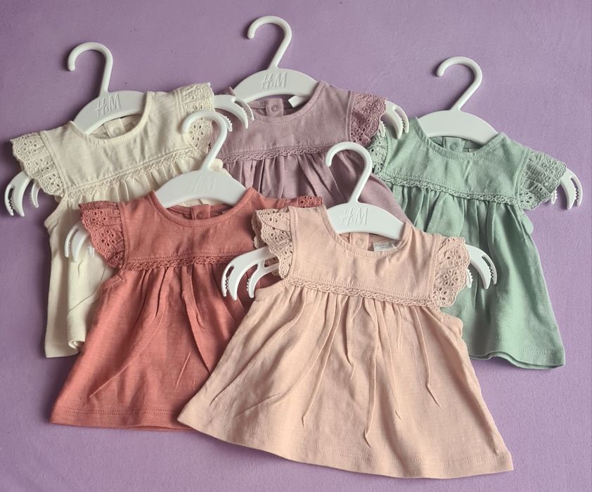 5pak bluzka tunika bluzeczki nowe next rozm 50/56/62