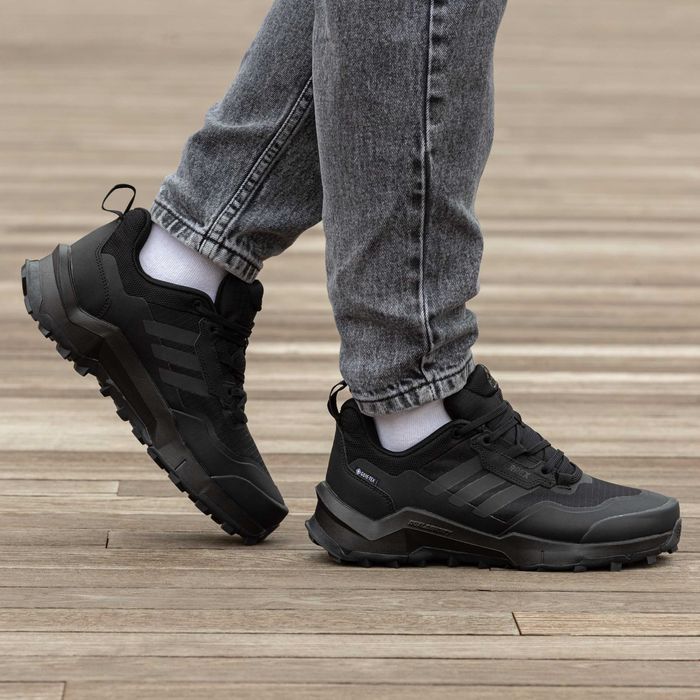 Кросівки Adidas Terrex AX4 Gore-Tex All Black premium | Кроссовки Адидас чоловічі