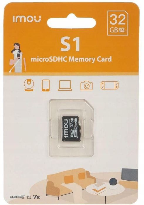 Карта пам'яті IMOU micro SD 32GB , 64 GB
