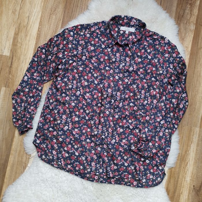 Koszula zwiewna w kwiaty JAK NOWA C&A 42/XL