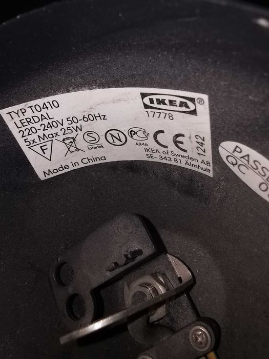 żyrandol ikea duży