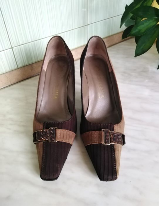 Брендовые итальянские туфли из натуральной замши Accademia, размер-37