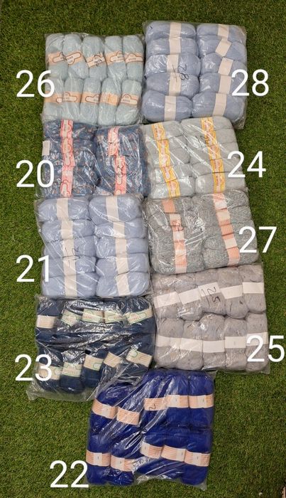 Novelos Acrílicos/ lã para tricotar