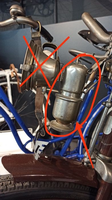 Lampka karbidowe do roweru