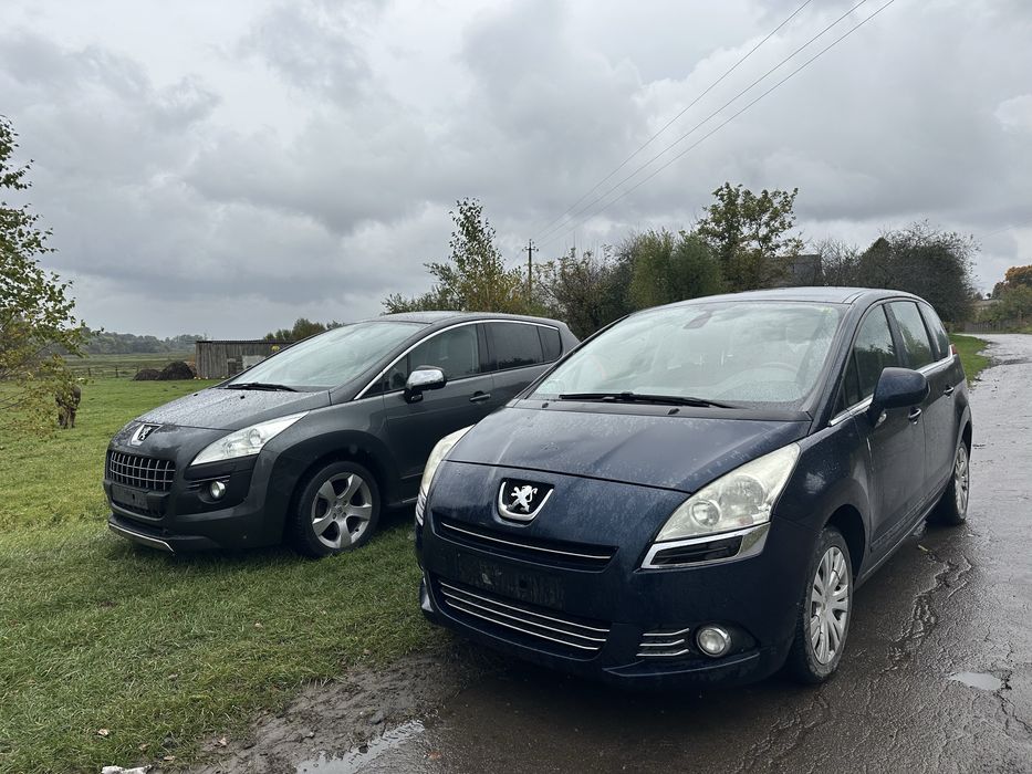 Разборка Peugeot Пежо 3008, 5008 Бампер Крило Фара Капот Двері Двигун