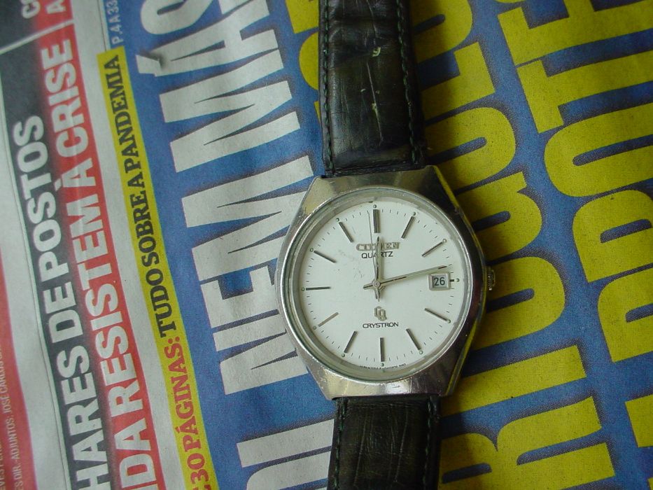 Relógio, Citizen Crystron, de luxe